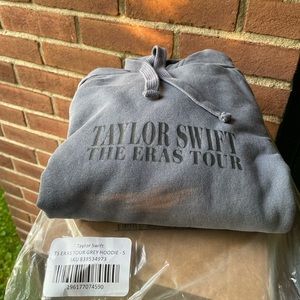 Taylor Swift The Eras Tour Washed Blue Hoodie